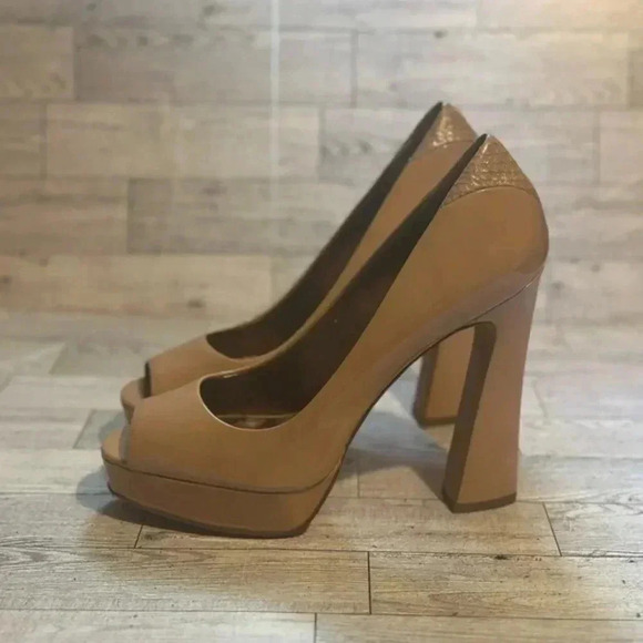Sam Edelman nude peep toe heels - Picture 8 of 8